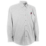 Los Angeles Angels Esteem Button Down Dress Shirt (White) - Medium