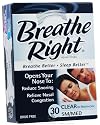 Breathe Right Nasal Strip 30-pk. - Clear (Small/Medium)