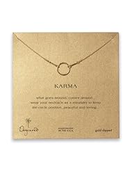Dogeared Karma Necklace Gold Dipped - 16"