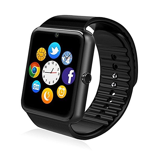 Akaso GT08 1.54-Inch Bluetooth Smart Watch Wrist Phone Mate For Android Phone Pedometer Anti-lost Touch Screen - GT08-3C0016-BLACK