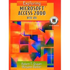 Exploring Microsoft Access 2000 Special VBA Edition