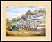 Mansfieids Mercantile Coca Cola Black Wood-Mounted Art Poster Print - 20" X 16"