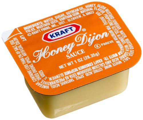 Kraft Honey Dijon Mustard, 1-Ounce Cups (Pack of 100)