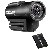 Contour GPS Helmet Camera + FREE Xtra Battery Bundle