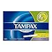 Tampax Cardboard Applicator Tampons, Multipack, Light/Regular/Super Absorbency, Unscented, 80 Count - Pack of 2 (160 Total Count)