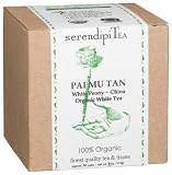 SerendipiTea Pai Mu Tan, Organic White Peony Tea, China, 2-Ounce Boxes (Pack of 2)