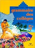 Grammaire des collèges, 5e