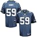 Reebok NFL Equipment Seattle Seahawks #59 Aaron Curry Pacific Blue Replica Football Jersey Image of Reebok NFL Equipment Seattle Seahawks #59 Aaron Curry Pacific Blue Replica Football Jersey