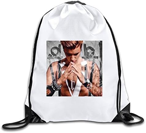 ZHUN Justin Bieber08 Drawstring Backpack Sack Bag