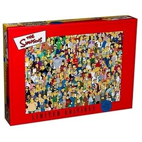 The Simpson's Limited Editions 1000pc Puzzle: A Montage of Charaters