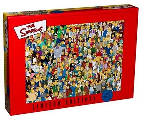 The Simpsons Limited Editions 1000pc Puzzle A Montage of Charaters The Simpsons Limited Editions 1000pc Puzzle A Montage of Charaters