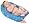 Leachco Safer Bather - Infant Bath Pad - Blue Fish