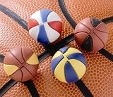 Basketball Japanese Erasers - 4 Pc
