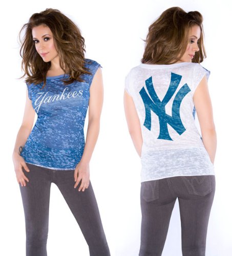 New York Yankees Women's Superfan II Top - By Alyssa Milano