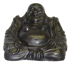 Happy Buddha - black