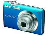 Nikon S3000 Digital Camera - Blue (12MP, 4x wide Optical Zoom) 2.7 inch LCD