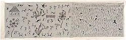 Tribal Designs Warli Paintings Wall Decor 11 x 39 inches