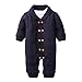 ZOEREA Toddler Infant Newborn Baby Romper Long Sleeve Velvet Knitted Sweaters