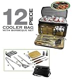 12 - piece Stainless - steel Bbq Tool Set W / 14 Can Cooler - B0026HJRKE