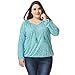 Allegra K Woman Plus Size Geometric Shape Tasseled Ties Peasant Blouse
