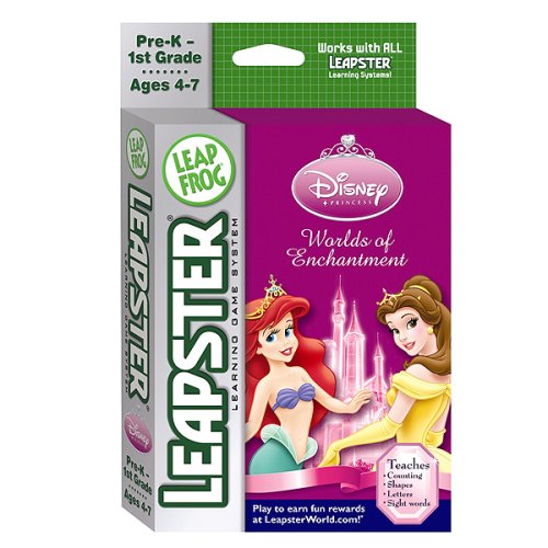 LeapFrog Leapster Disney Princesses Belle and Ariel