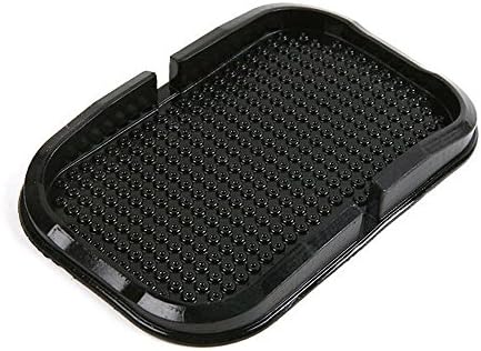 Black Rubber Car Dashboard Sticky Non Slip Mat ,Coins ,Phone,keys,chargers ,Car Perfume and Other Small Debris(black Rubber)