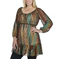 Pure Energy Plus Print Tunic- Multi