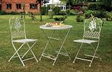 Review   / Lattice Bistro Garden Set for 2 in Cream