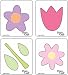 Cuttlekids Cutting Dies 4/Package, Flowers