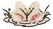 ID 0505 Swans Kissing Patch Romantic Lake Swim Embroidered Bird Iron On Applique