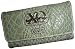 Xoxo Wallet Checkbook Material Girl Vinyl Green