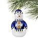 Illinois Fighting Illini Blown Glass Snowman Ornament