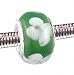 Pandora Style Charm Bead (Z40) Murano Style / Lampwork Glass (12mm x 8mm) (fits Troll too)