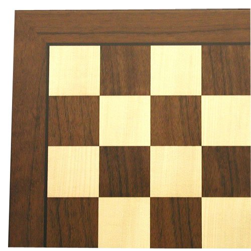 Worldwise Imports Dark Rosewood and Montgoy Maple Chessboard with 2.2in Squares