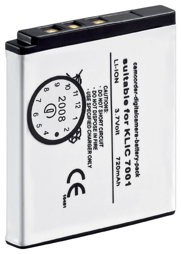 Tecxus Ersatzakku f&uuml;r Kodak KLIC-7001 (720mAh) Preisvergleich