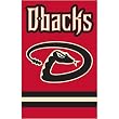 Arizona Diamondbacks MLB Applique Banner Flag (44"x28")