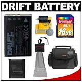 Drift Innovation Long Life Rechargeable Battery with 16GB Card + Case + Accessory Kit