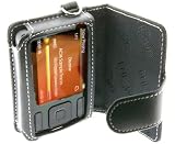 i-nique Tuff-Luv Exec soft Napa leather case for Creative Labs Zen 4GB / 8GB / 16GB mp3 player + Belt clip