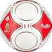 Poland Adidas 2012 Capitano Soccer Ball, White, Poppy Red, Metallic Silver, Size 3