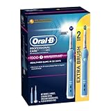 Oral-B 1500 Professional Care Rechargeable Toothbrush 1500, White and Blue