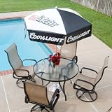 6ft Coors Light Logo Beach Umbrella with Tilt