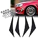 1 Set Black Bumper Lip Fins Canards Splitters Body Spoiler Sporty JDM Racing Style Diffuser Universal Fit