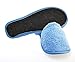Arus Women's Turkish Organic Terry Cotton Cloth Spa Slippers One Size Fits Most, Sky Blue with Black Sole