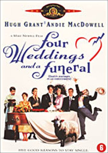 Quatre mariages et un enterrement dvd, Film dvd Quatre mariages et un enterrement