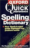 Oxford quick reference spelling dictionary