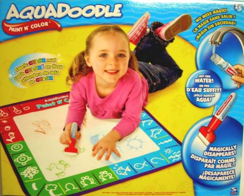 Childrens Toyshop  Toys : Aquadoodle PAINT N' COLOR Aqua doodle 3 color fabric mat
