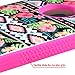 Iphone 6 case, Slim Fit IPhone 6 (4.7 inch) Hybrid Triple Layer Tuff Verge Merge Shield Heavy Duty Hard Cover Fitted Skin Case Protector + Clear LCD Screen Protector Shield Guard + Touch Screen Stylus Pen (Hawaiian Tribal Pink Verge)