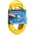 Coleman Cable 02588 12/3 Vinyl Outdoor Extension Cord with Lighted End, 50-Foot