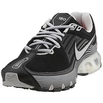 Nike Air Max 180+ Black Mens Running Shoe iPod 10.5