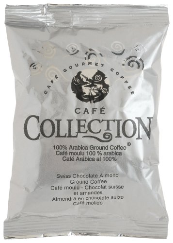 Cafe Collection Swiss Chocolate Almond Coffee, 2.25-Ounce Filter Packs (Pack of 20) by Cafe Collection